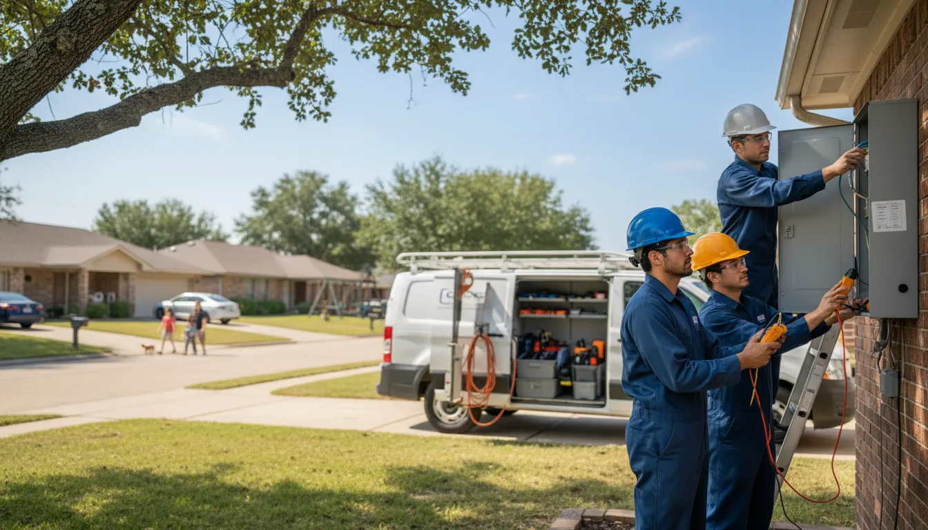 Certified electrician providing emergency electrical services in Pleasant Plains, AR